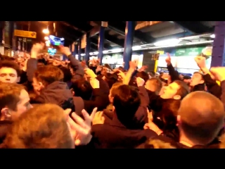 Everton fans chanting