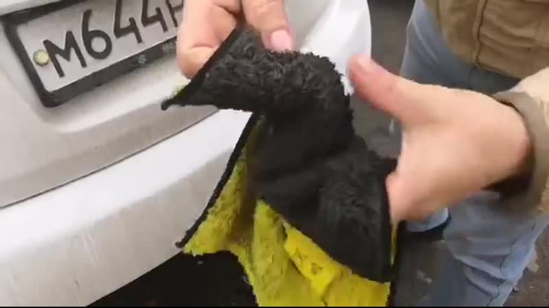 Автополотенце двустороннее aquamagic luxe