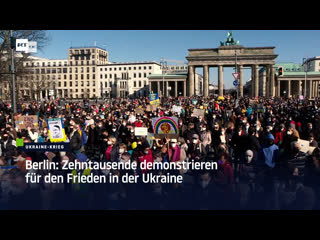 Berlin zehntausende demonstrieren für den frieden in der ukraine