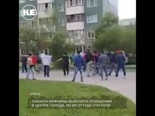 Уличные разборки из южно сахалинска попали на видео