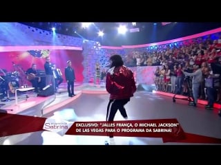 Jalles franca beat it (michael jackson cover) programa da sabrina