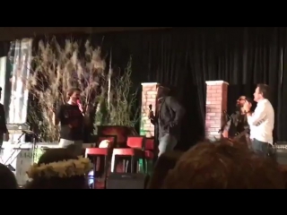 Misha makes quite an entrance #chicon