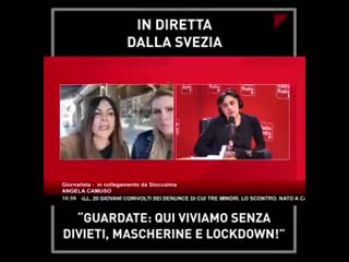 In diretta dalla svezia ▷ "guardate qui viviamo senza divieti, mascherine e lockdown! siamo liberi"
🤚🏻🖤