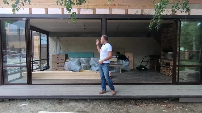 Раздвижные панорамные окна для беседки процесс остекления объекта элитбалкон