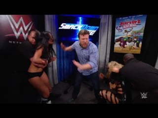 Nikki bella and natalya engage in a backstage altercation׃ smackdown live, feb 14, 2017