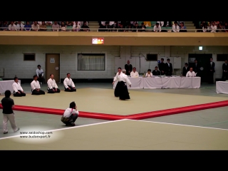 Endo seishiro shihan, 8th dan 53rd all japan aikido demonstration