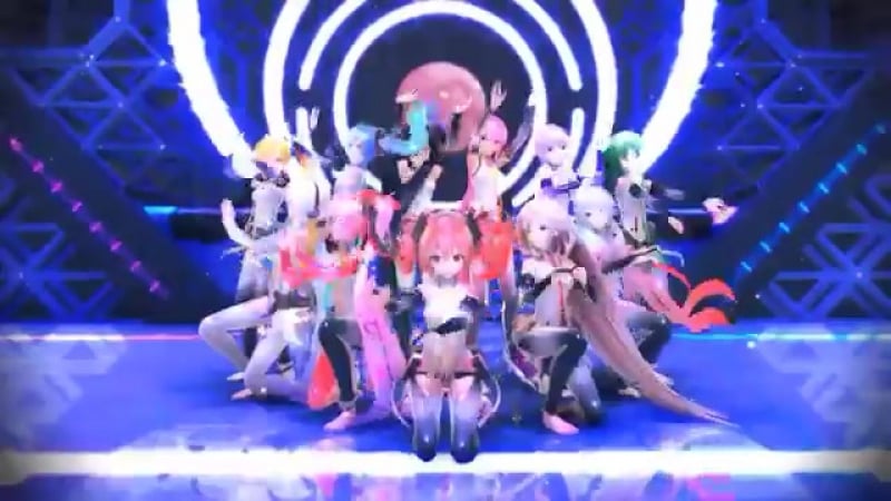 【mmd】help me! 11位姐妹祝大家新年快樂！（全程高能）