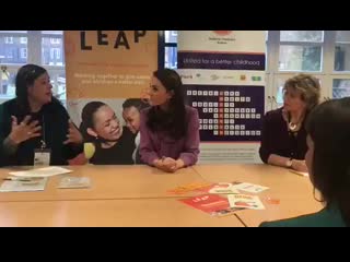 Watch the duchessofcambridge is visiting @hf cc in london today to see how parents, carers and porn are being supported rea