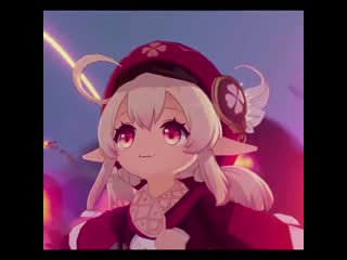 Genshin impact edit; klee