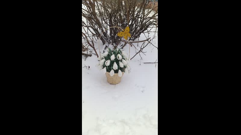 Мк подснежники из изолона на плафоне светильник из изолона