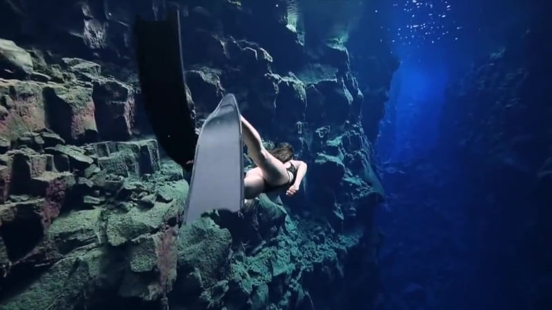 Фридайвинг в исландии (vhs video)