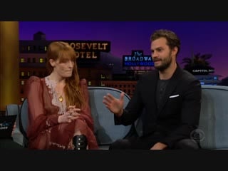 Florence welch & jamie dornan partied in the guilty pleasures tent