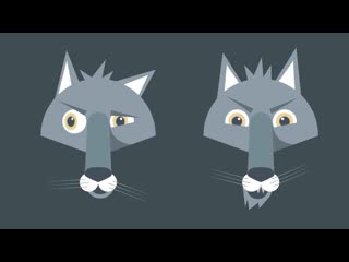 Cartoon wolf character illustrator cc tutorial (easy to make!)