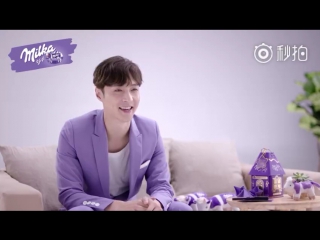 170906 exo's lay @ milka weibo update