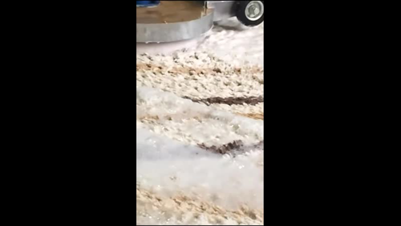 В процессе стирки