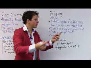 Conversation skills how to agree or disagree