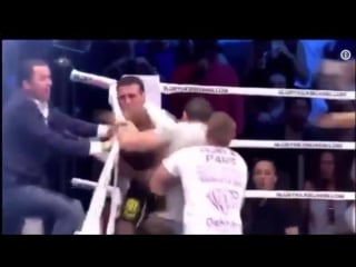 Fans porn kickboxer murthel groenhart in the ring after controversial knockout