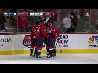 Alex ovechkin scores his 46th goal of the season april 5th, 2016