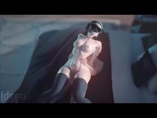 Ela anal fucked; big boobs; big tits; stockings; 3d sex porno hentai; (by idemi) [rainbow six siege]