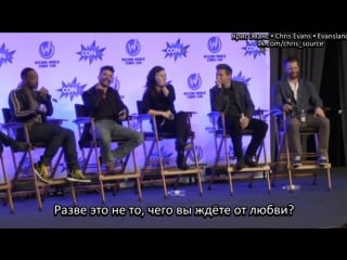 Крис на конвенции «wizard world» в новом орлеане (rus sub)