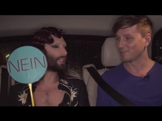 Conchita wurst and backstage reporter martin tietjen 'ja? nein?' (it takes 2 show 3)
