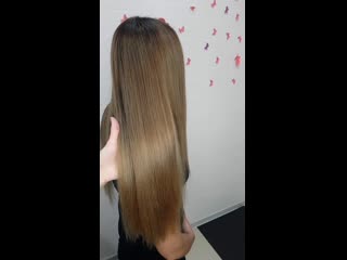 Из брюнетки в блонд смыа