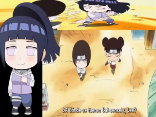 Naruto sd saludarse con abrazo naruhina nadie llamo metiches neji