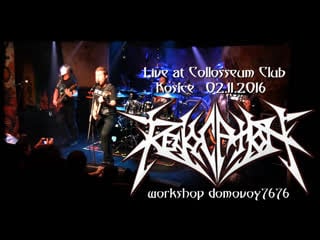 Revocation live at collosseum club, košice