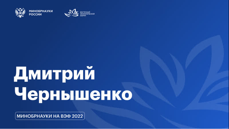 Вэф / интервью с дмитрием чернышенко