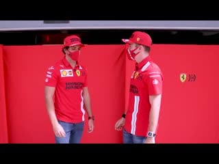 Carlos and charles give you their thoughts on new ferrari car livery