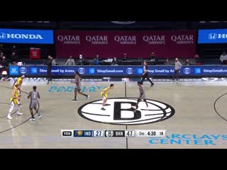 Kyrie irving with crazy handles lob to deandre jordan pacers vs nets | february 10, 2021