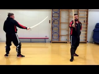Military sabre guards lesson 1