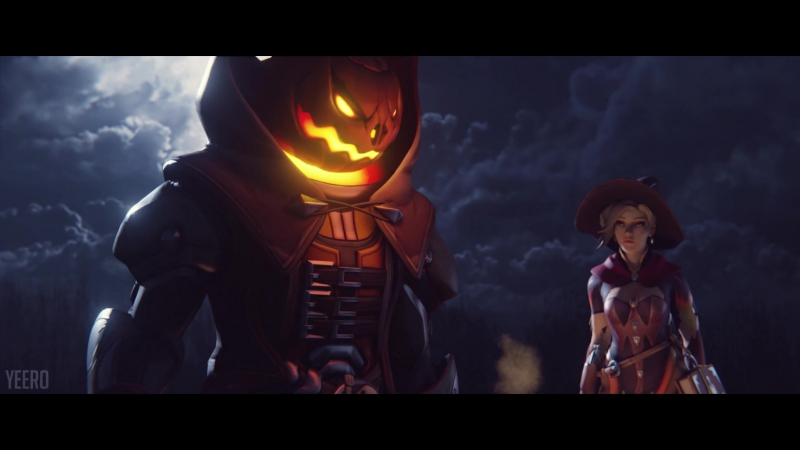 Witch mercy reaper halloween