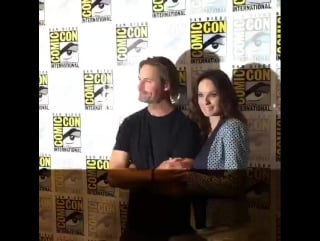 Sarah wayne callies & josh holloway, comic con 2015