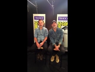 #andrewlincoln передает привет в snapchat #thewalkingdead #sdcc2016 #sdcc