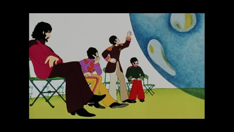 Yellow submarine желтая подводная лодка (the beatles)