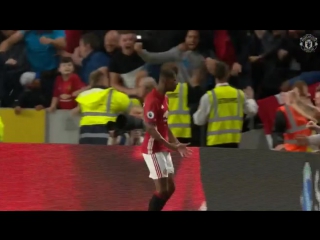 In the stands and on the touchline we all enjoyed the goal celebrations on saturday! #mufc