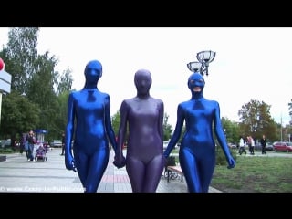 Zentai на улицах города