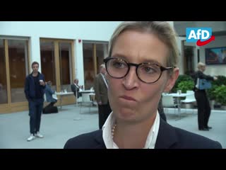 Alice weidel zum thema flüchtlingswelle hinterlässt spuren