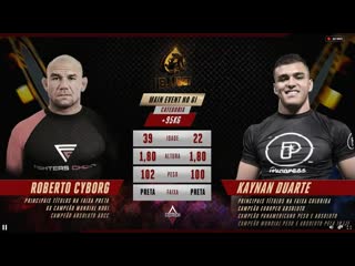 Roberto cyborg vs kaynan duarte #bjjbet