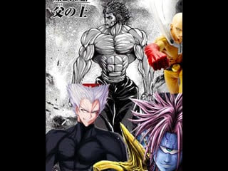 Saitama and boros and garou vs yujiro