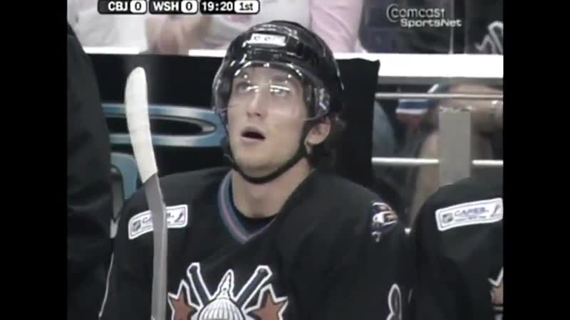 Alex ovechkin @ovi8 had quite the welcome to the nhl moment with a two goal debut in 2005 nhl x @ppg
