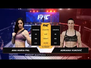 Fnc armagedon 4 adriana vuković vs ana maria pal