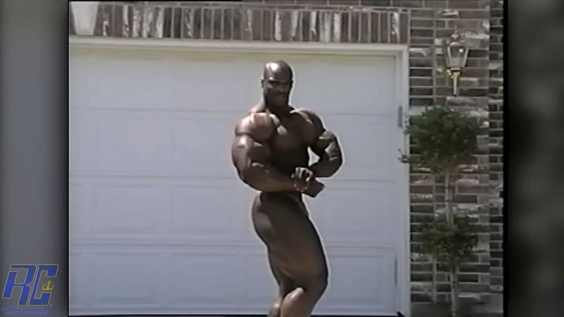 Ronnie coleman posing practice