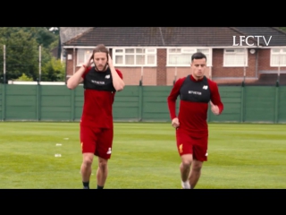 Inside training lallana and coutinho return to melwood