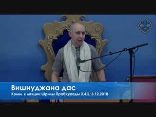 Вишнуджана дас, комм к лекции шрилы прабхупады,