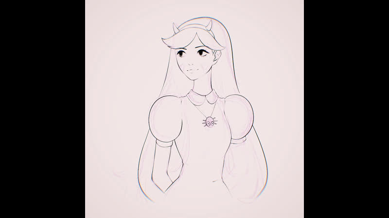 Speedpaint [procreate] fanart star butterfly