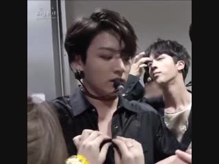 The lady literally had to sew jungkook’s shirt bakc together bc joon ripped it mnsjdhdb