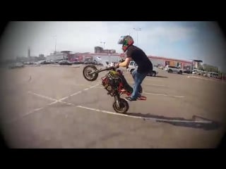 Dukersstuntband pitbike stunt