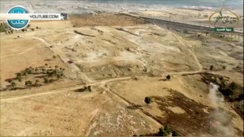 Боевики опубликовали видео танковой атаки на алеппо кадры с беспилотника